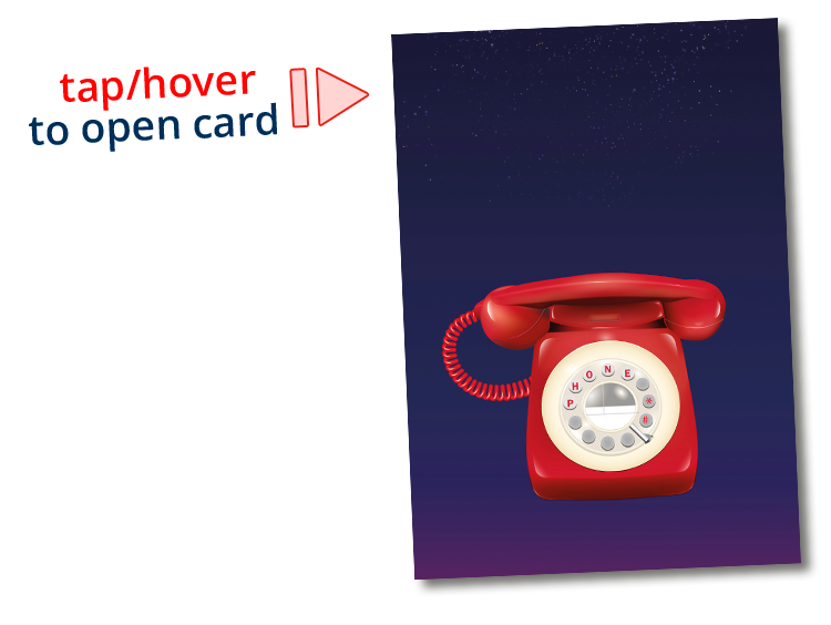 E.T The Extra-Terrestrial Interactive Card Front £4.99